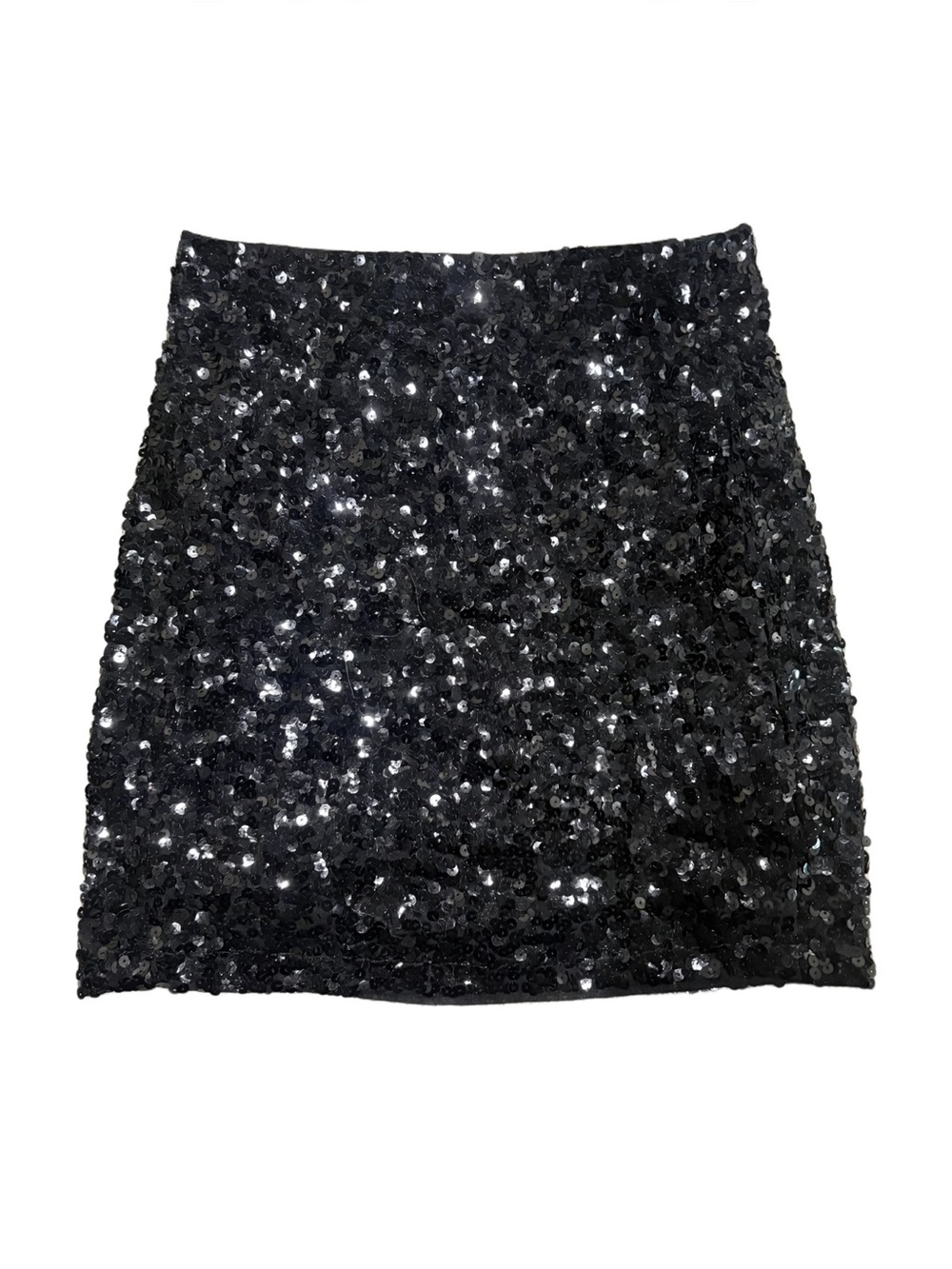 MANER Black Sequin Mini Skirt - Size M - Like New, Worn Once!